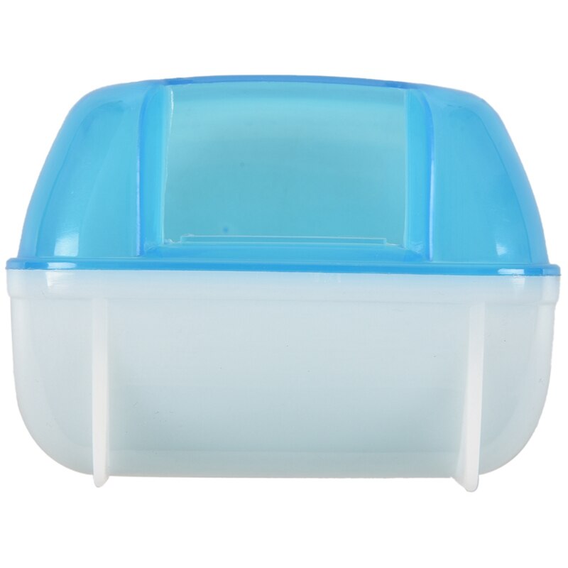 Husdjur hamster badrum bad sand rum bastu toalett blå vit 10 x 7 x 7cm