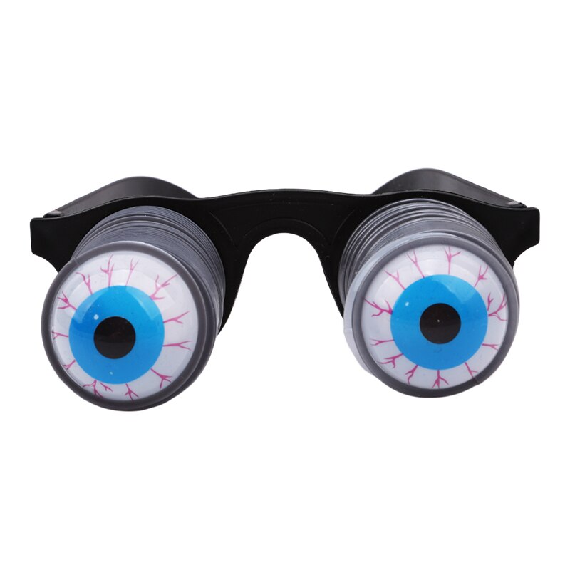 Halloween Grappige Persoonlijkheid Scary Terror Voorjaar Glazen Oogbol Dropping Bril Persoonlijkheid Tricky Prank Ogen Bril