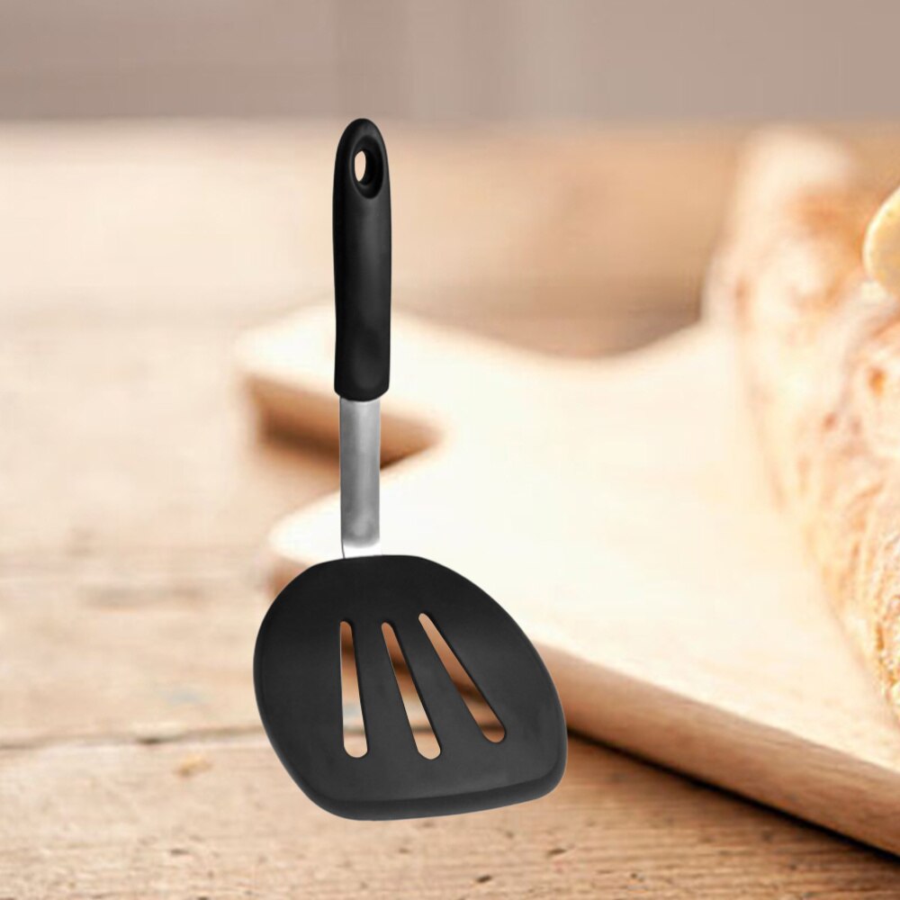 Food Grade Silicone Leakage Shovel Non Stick Meat Frying Steak Pancake Turner Spatula Kitchen Tool