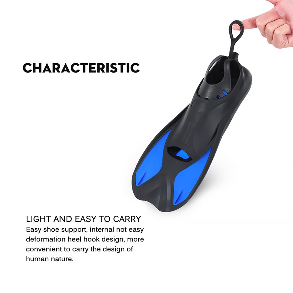 Flippers Water Sport Swimming Fins Snorkel Flexible Neoprene Anti-Slip Swim Shoe Swimming Diving Fins For Adults Water Sports