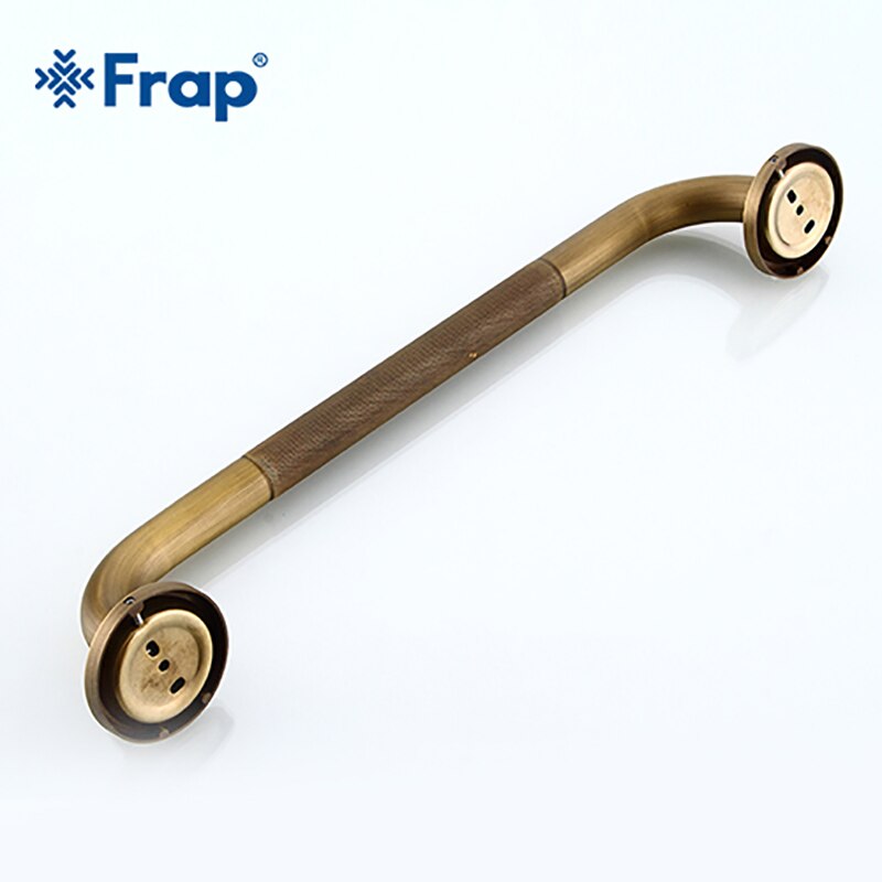 Frap Brass Bathroom Handrail Brushed Bathtub Handrail Safety Grab Bar The Old man Bathroom Toilet Armrest Y81054