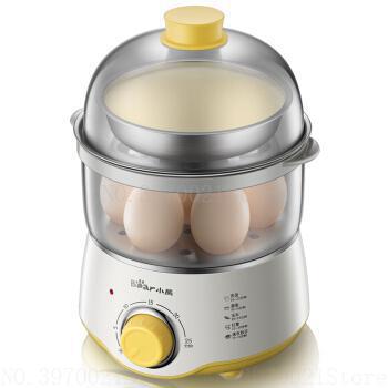 Hjem automatisk madlavning ægkedler dobbelt rustfrit æg komfur køkken madlavning apparater damper 30 minutter drejeknap timing