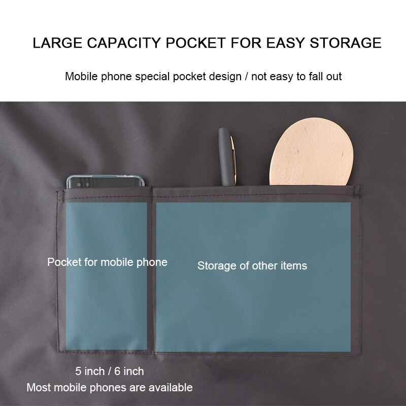 Waterproof Aprons Women Kitchen Accessories Simple Men Apron Strap Waist Thin Work Clothes With 2 Pockets Cartoon Long Smock