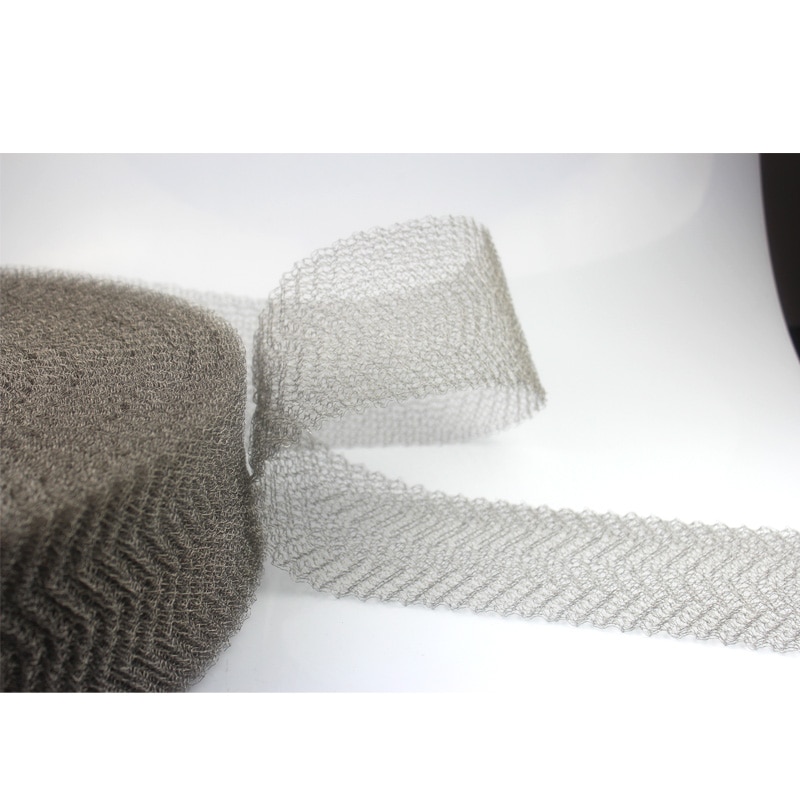 304 Stainless Steel 0.8-20 Meter 100mm Width Corrugated Mesh For Distillation Reflux Moonshine Brewing Pest Control