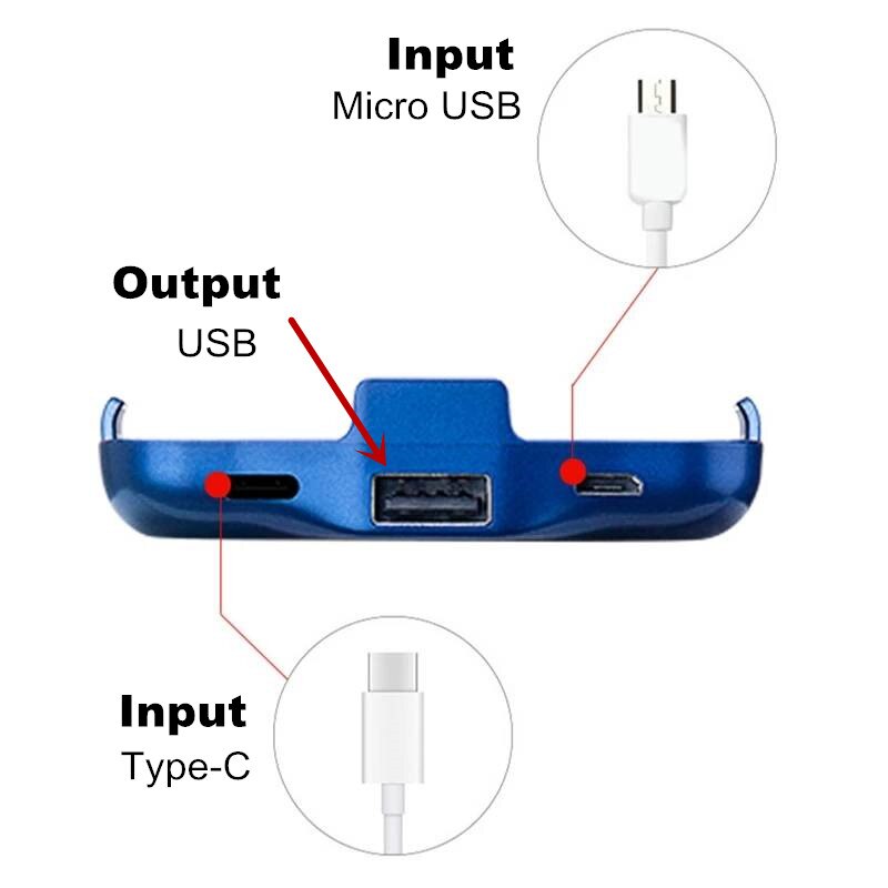 Ntspace Draagbare Power Bank Case Voor Huawei Honor 9i Acculader Gevallen 6000Mah Powerbank Cover Voor Honor 9 Lite power Case