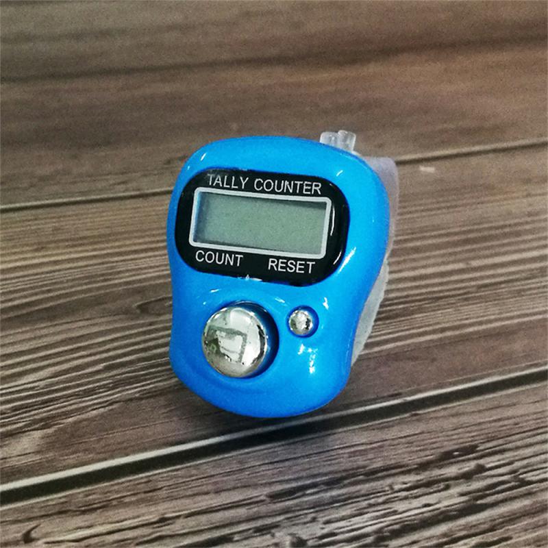 Mini compteur d'anneaux numérique LED, compteur de comptage électronique portatif, compteur de doigt pour les sports de prière et les compteurs de Fitness: Ivoire
