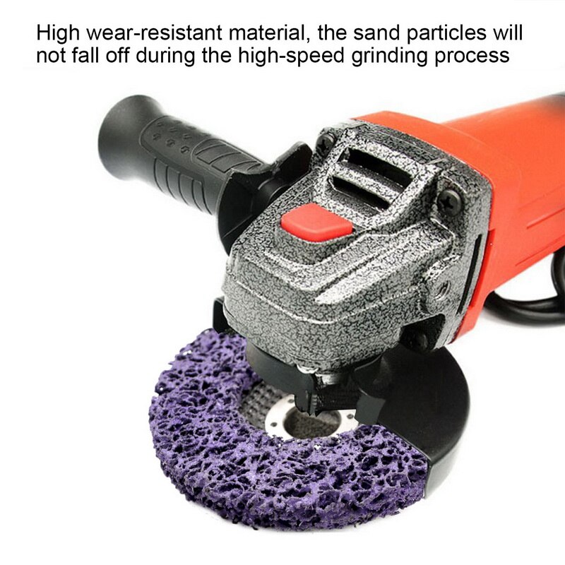 5Pcs 180mm Poly Strip Disc Abrasive Wheel Paint Rust Remover Clean Grinding Wheels For Motorcycles Durable Angle Grinder Car