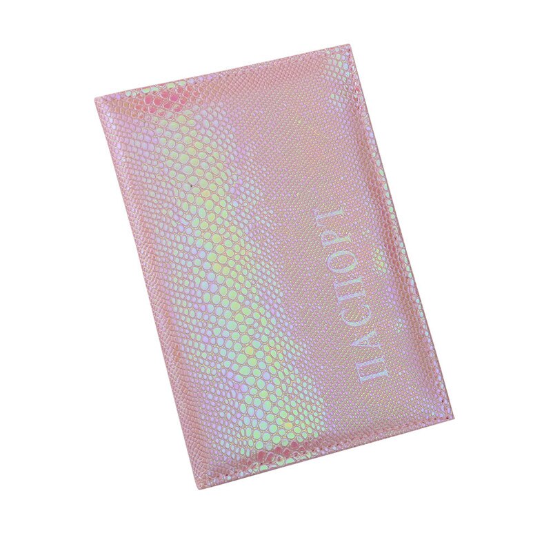 Lizard Passport Holder Protector Wallet Business Card Soft Passport Cover Travel Men Wallets Women Credit Card Holder Cover: Pink