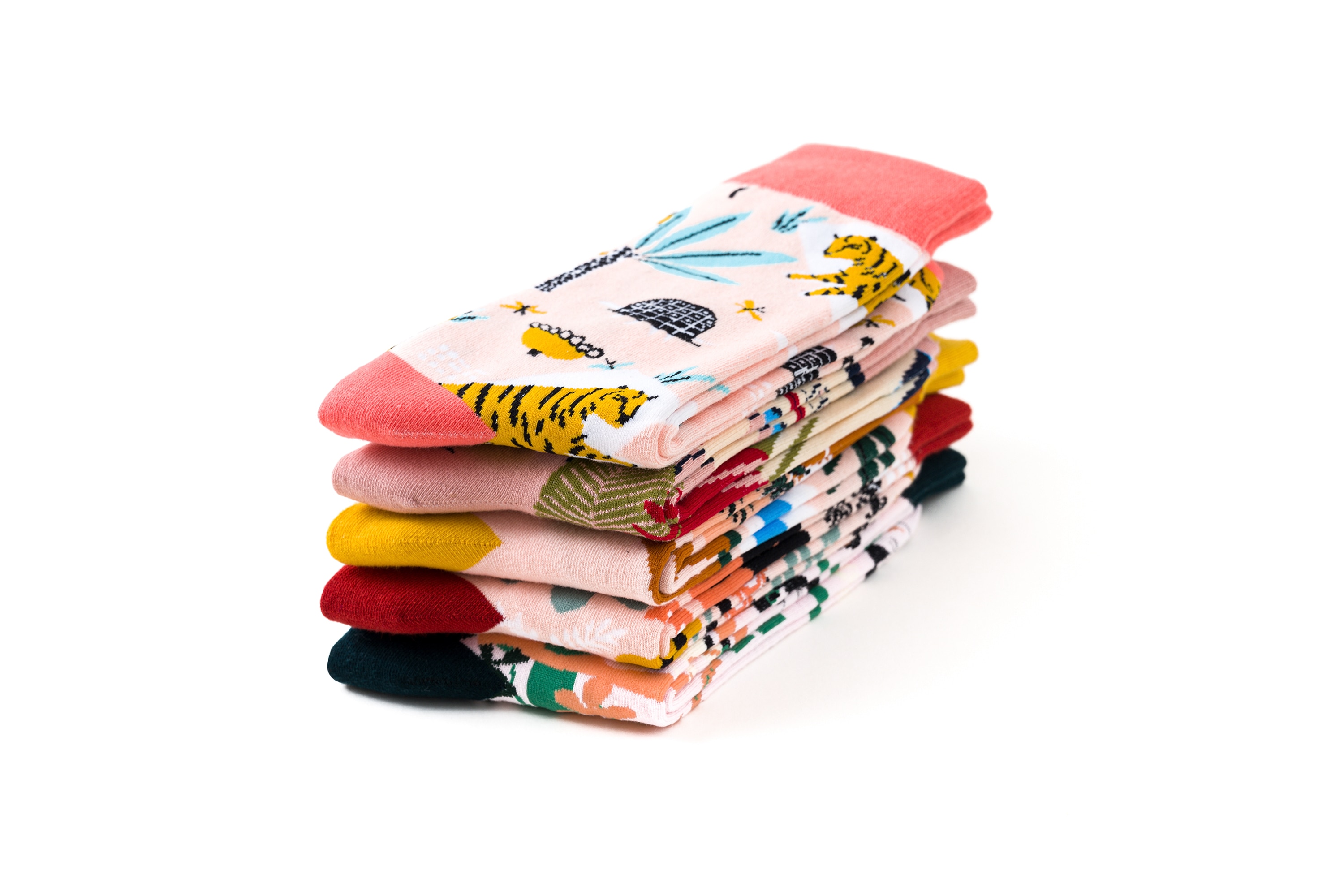 1 pair Women Men socks Funny Beauty illustration animal art Hosiery Streetwear Skate Harajuku cotton socks