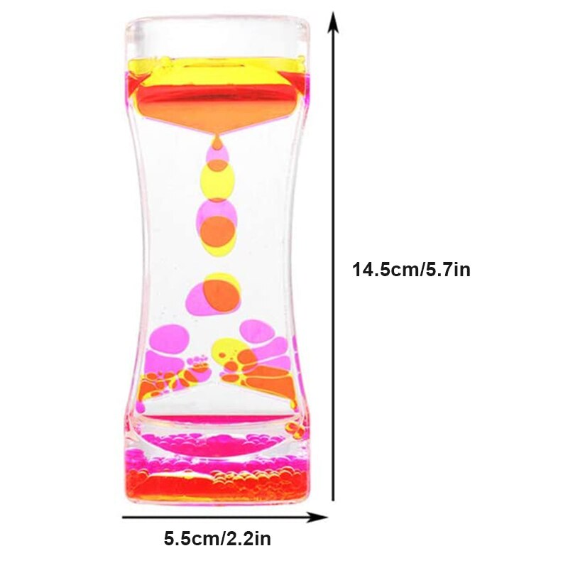 Temporizador de movimiento líquido para juguetes sensoriales calmantes temporizador de movimiento líquido para decoración de escritorio, de novedad, BV789