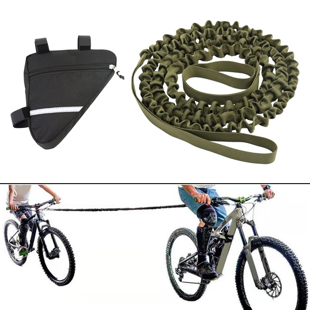 Corde de traction élastique pour vélo, vtt, cyclisme, attache arrière
