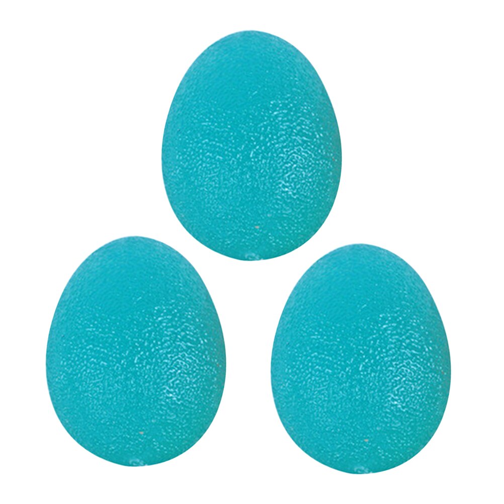 3PC Silikon Griff Bälle Hand Therapie quetschen Linderung betonen Ball Hand Handgelenk-stärkungsmittel-Ball Ball Weiche Gel betonen Bälle: Grau