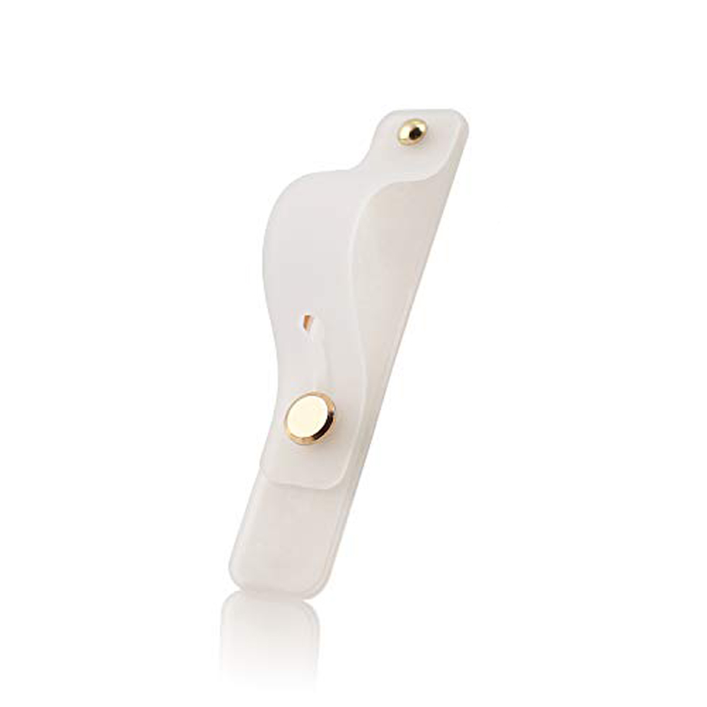 Polsband Handband Vingergreep Mobiele telefoonhouder Stand Push Pull Universele effen kleur Telefoonaansluitinghouder voor iPhone Xiaomi: green