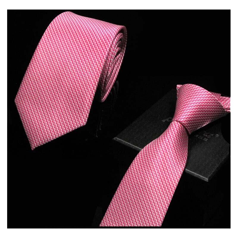 MEN ADULT Neckties Color Ties Neck Tie 7cm Tie Solid Accessories Cravat Wedding Business AA134: 13409 Hot Pink
