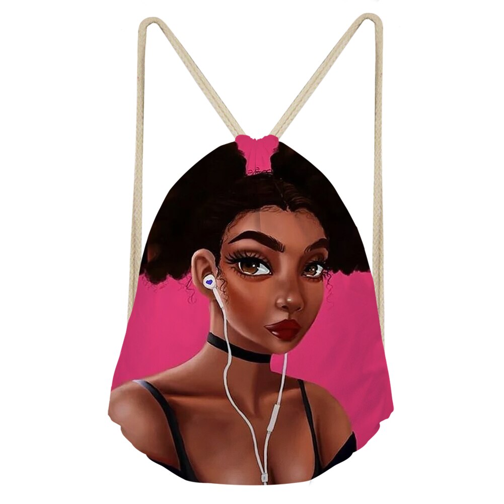 Sac à dos de voyage pliable pour femme africaine n... – Grandado, image size:1001x1001