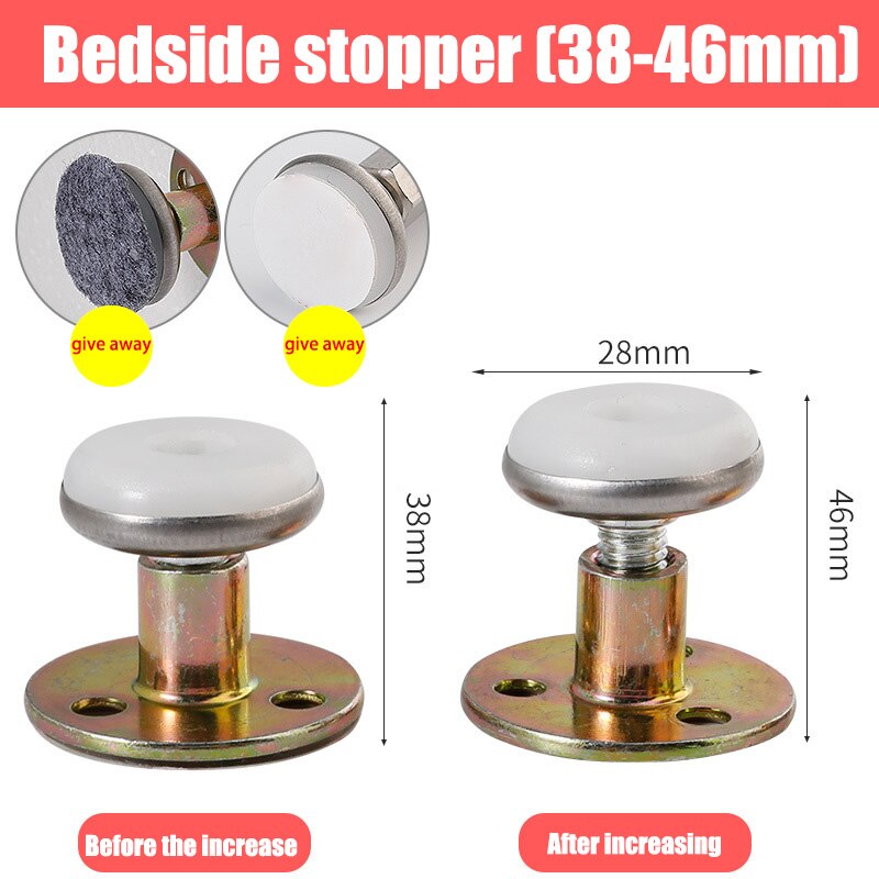 Threaded Bed Frame Bed Adjustable Anti-shake Tools Multifunction Telescopic Support Furniture Tools For Home: 38mm-46mm
