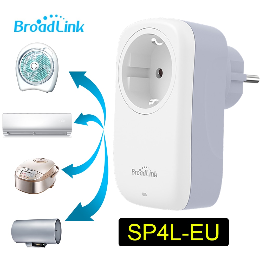 Broadlink SP3S Eu SP4L Wifi Socket Timer Plug Outlet Smart Home Automation App Controle Werk Met Alexa Google Thuis siri