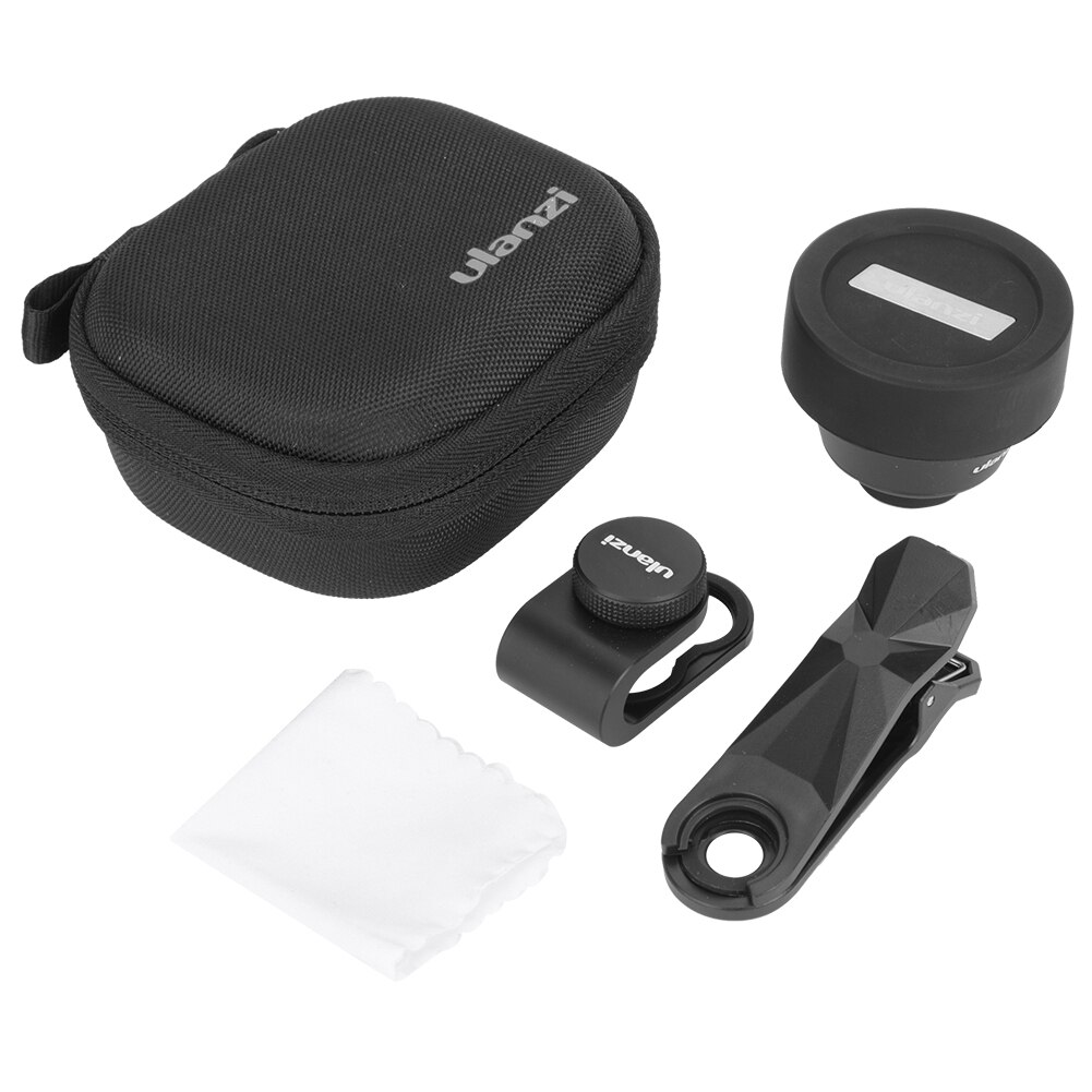 ULANZI 65mm HD Telephoto Portrait Phone Camera Lens with 17mm Clip for iPhone Samsang Android HUAWEI Mobile Smartphone Tele Lens
