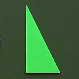 mathematics teaching aids 1pcs Circular magnetic teaching aids Square rectangle Triangle Magnetic small teaching aids: NO10