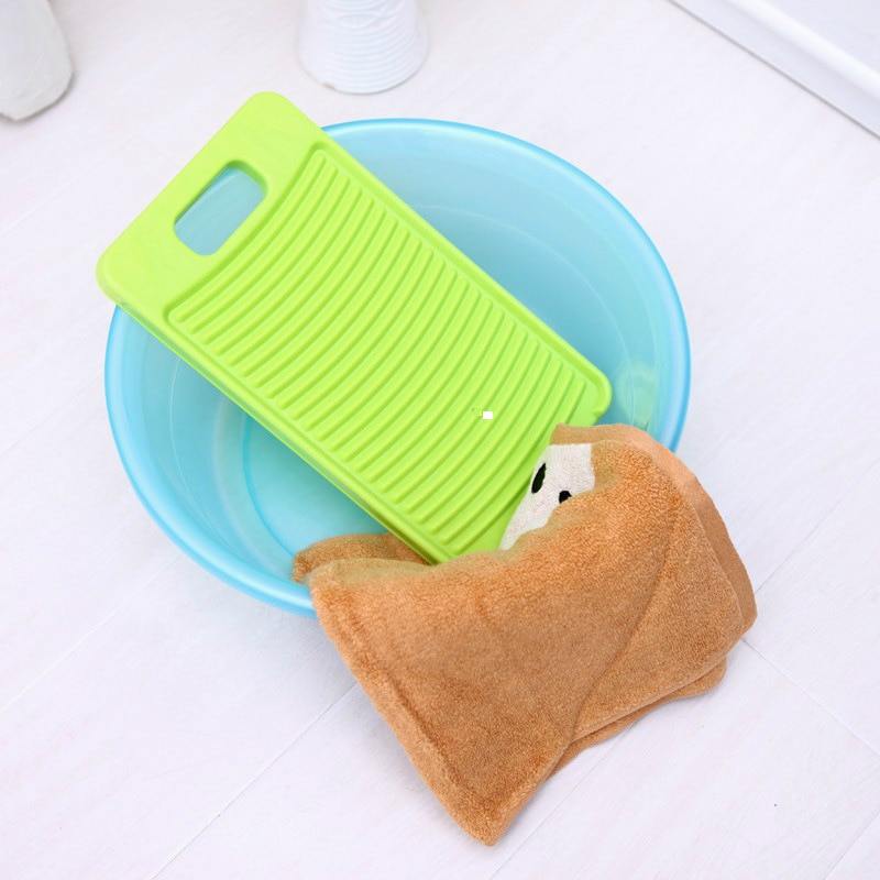 Tabla de lavado de plástico antideslizante para viaje y hogar, tabla de lavado de manos, limpieza de camisas, estropajos de lavandería para ropa de niños, Color aleatorio,