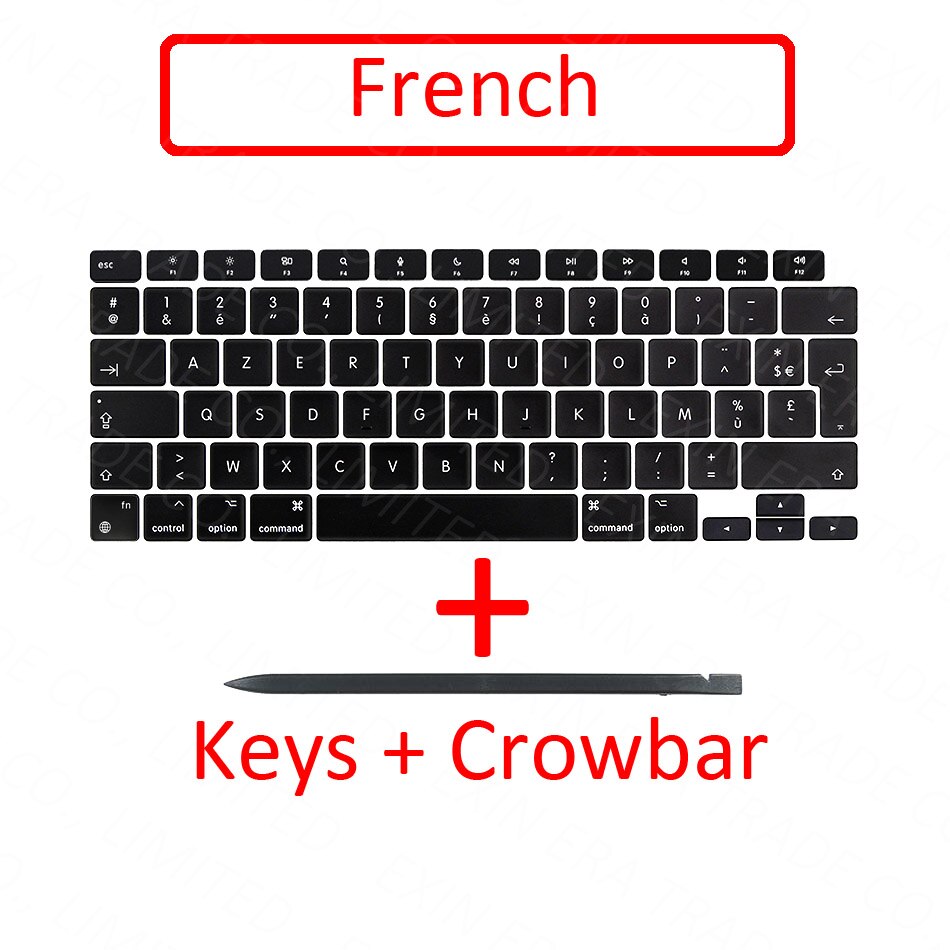 Teclas A2337 para ordenador portátil, tapa para teclas, reparación de tijera para Apple Macbook Air Retina 13 "M1 EMC 3598: French