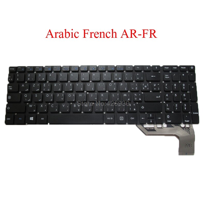 laptop nas SP GK FR być AR-FR klawiatura dla YEPO 737T6 15.6 "duma-K2988 MB3321001 hiszpańnarty grecja francuski belgia arabski francuski: Arabic francuski