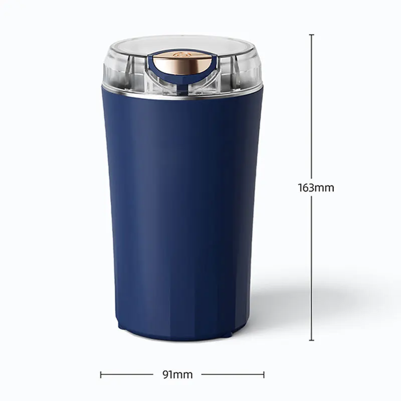 Pequeña máquina rectificadora eléctrica, molinillo de granos, molinillo de café, nueces de acero inoxidable, molinillo de granos, hierbas para cocina