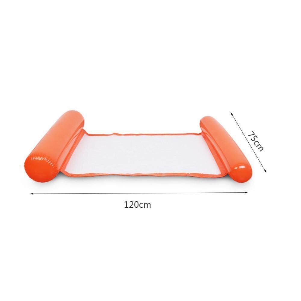 Sillón de hamaca de agua, cama flotante inflable, juguete, anillo de natación para , colchón de mar, salón de piscina Q5A4