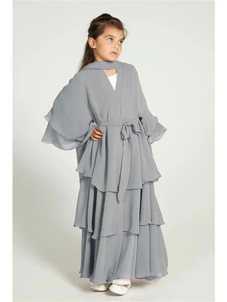 Ramadan Niqab Khimar Chiffon freundlicher Muslim Abaya Dubai Truthahn Islam Kleid Gebets kleidung für Frauen Kebaya Kleid Femme Musulmane