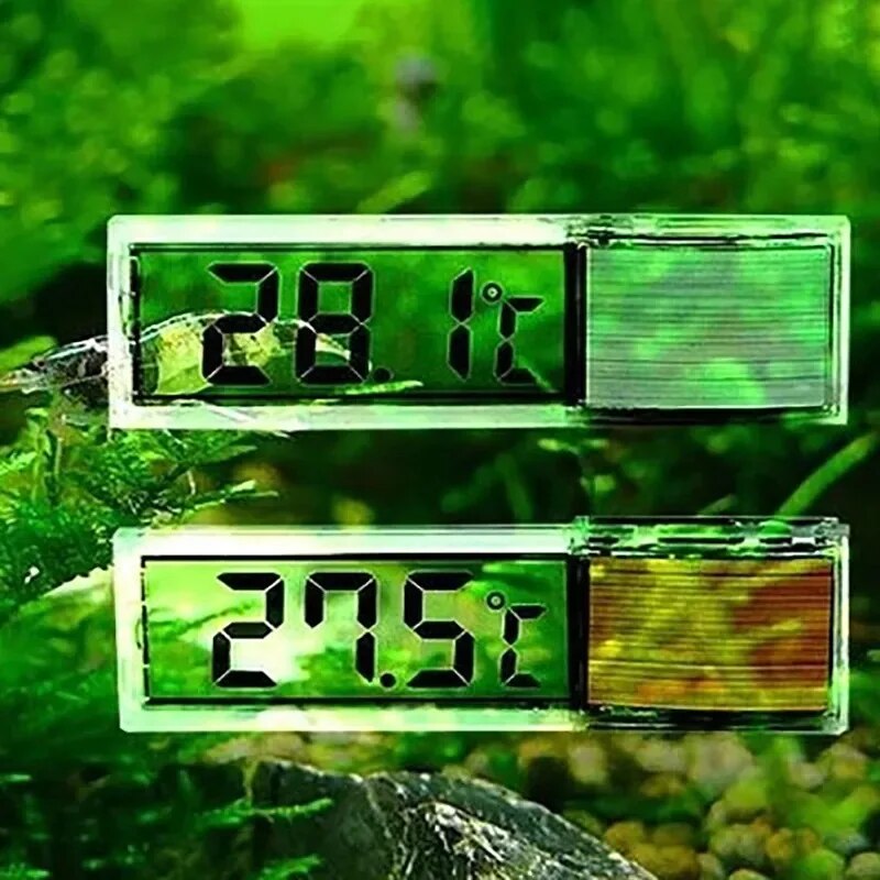 Termómetro Digital LCD electrónico para acuario, medidor de temperatura para pecera, accesorios para pecera, 1 piezas