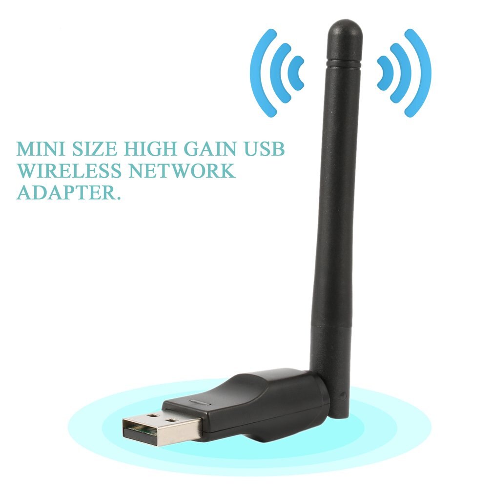 Mini Wireless Wifi Adapter 150Mbps 20dBm Antenna USB2.0 Wifi Receiver Network Card 802.11b/n/g High Speed Wifi Adaptador