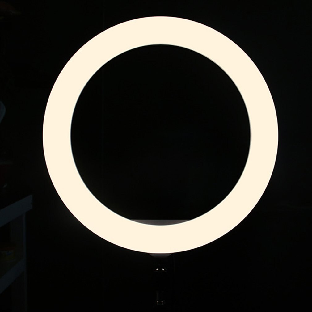 13 Inch Flat Ring Light Selfie Beauty Photography Mobile Phone Live Light Three Color Temperature LED Fill Light