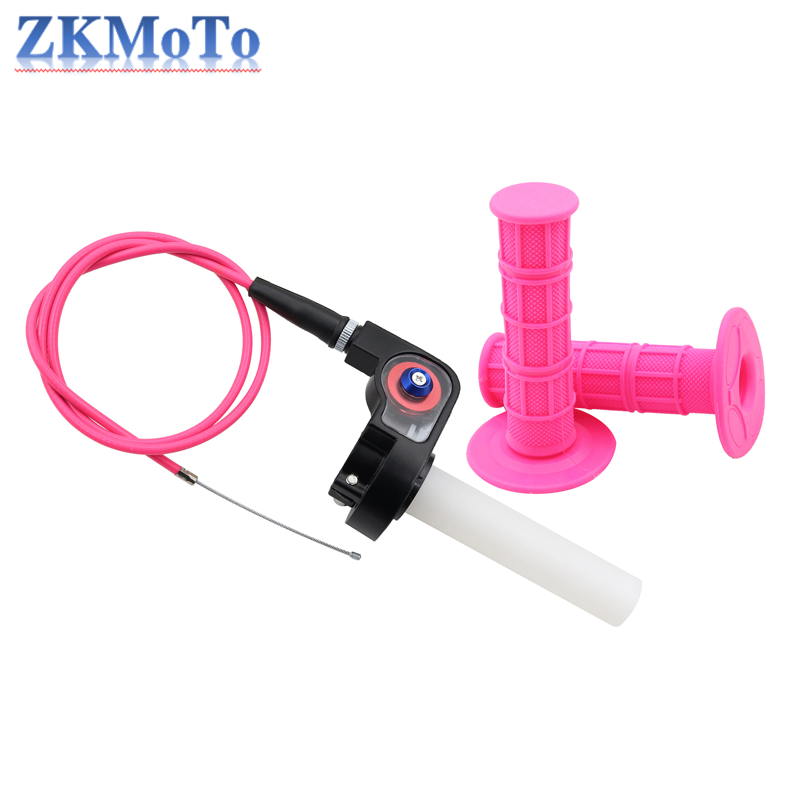 Manillar de motocicleta de 22mm, empuñaduras de acelerador de Gas de giro rápido, Kit de giro para Honda, Yamaha, Kawasaki, Suzuki, KTM, ATV: Champán