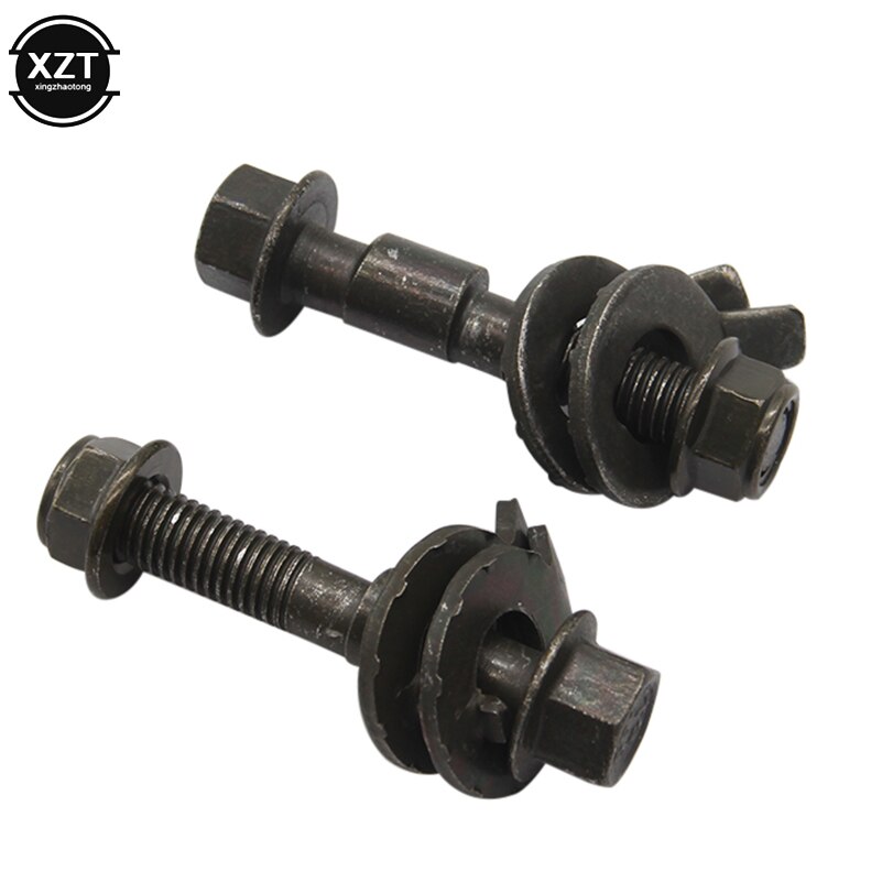 Juego de ajuste de alineación de ruedas Camber, Kit de tornillos con tuerca, herramientas de reparación de automóviles excéntricas, tornillo de ajuste, 13mm, 14mm, 15mm, 16mm, 17mm, 4 unids/lote