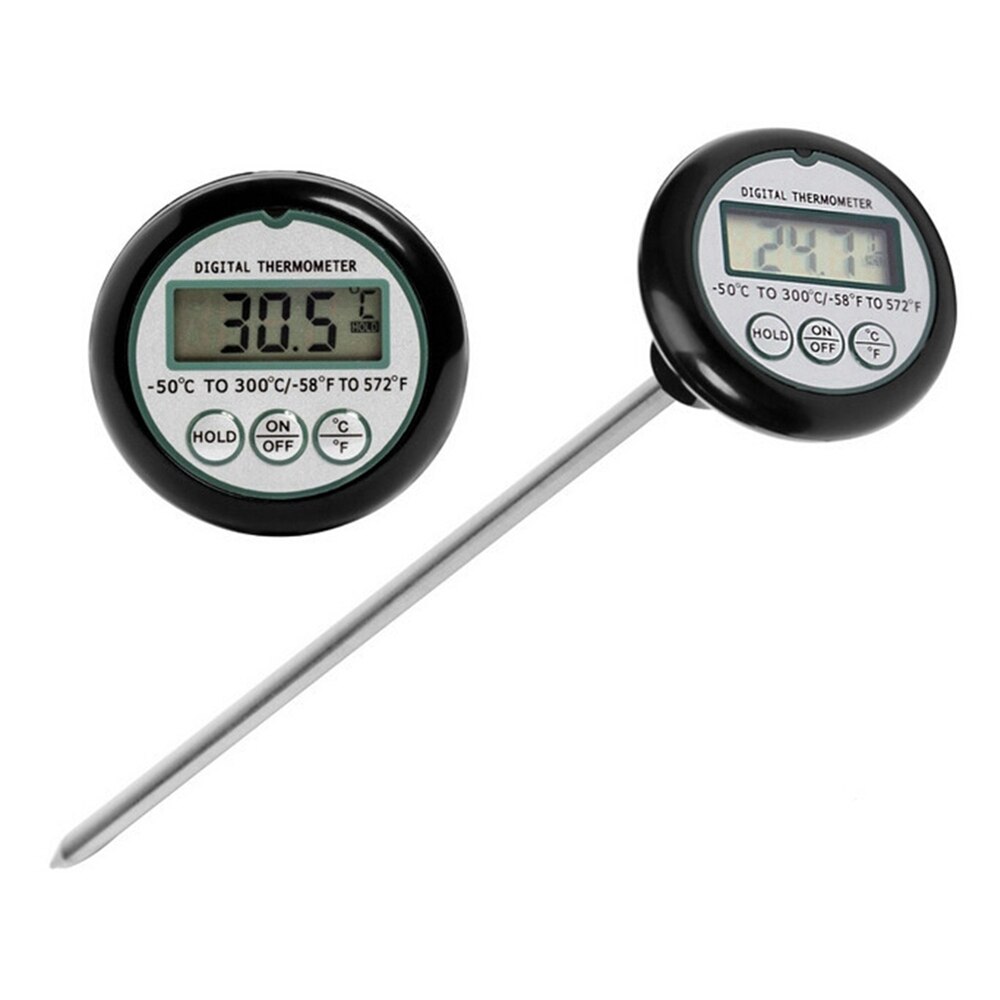 Digital Meat Food Thermometer Liquid Candy Deep Fry with Stainless Steel Clip