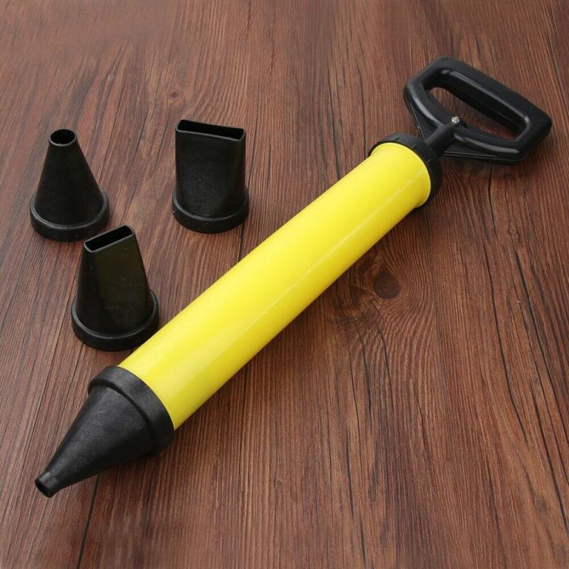 Stainless Steel Caulking Gun Pointing Brick Grouting Mortar Sprayer Applicator Tool Cement Filling Tools With 4 Nozzles