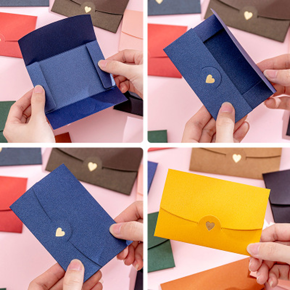 Stationary Small Envelope 10.5*7CM For Letter Pearlescent Paper Paper Envelopes Name Card Mini Envelopes Greeting Card