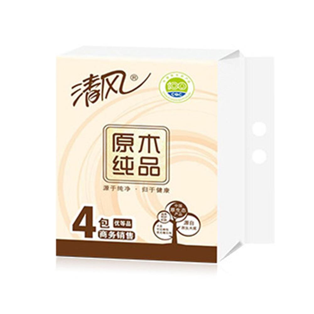 3 lagen tissuepapier toiletpapier servetpapier voor badkamer primair houtpulp pomppapier 100 pompen pompen