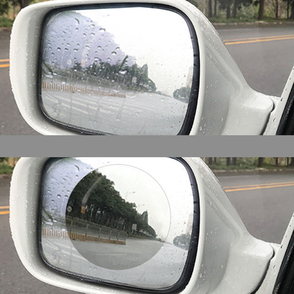 2 stk bil spejlfilm anti-tåge regntæt film vandtæt anti-mist nano belægning f-bedst