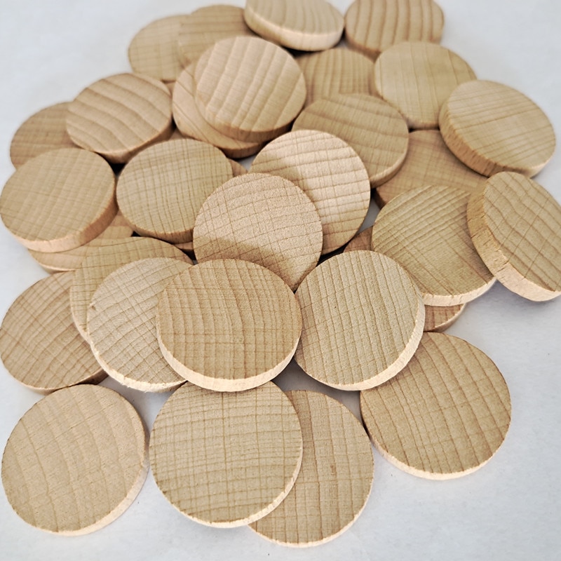 10-50 mm Hardwood Beech Round Wood Chips DIY Wood Crafts Wood Chips