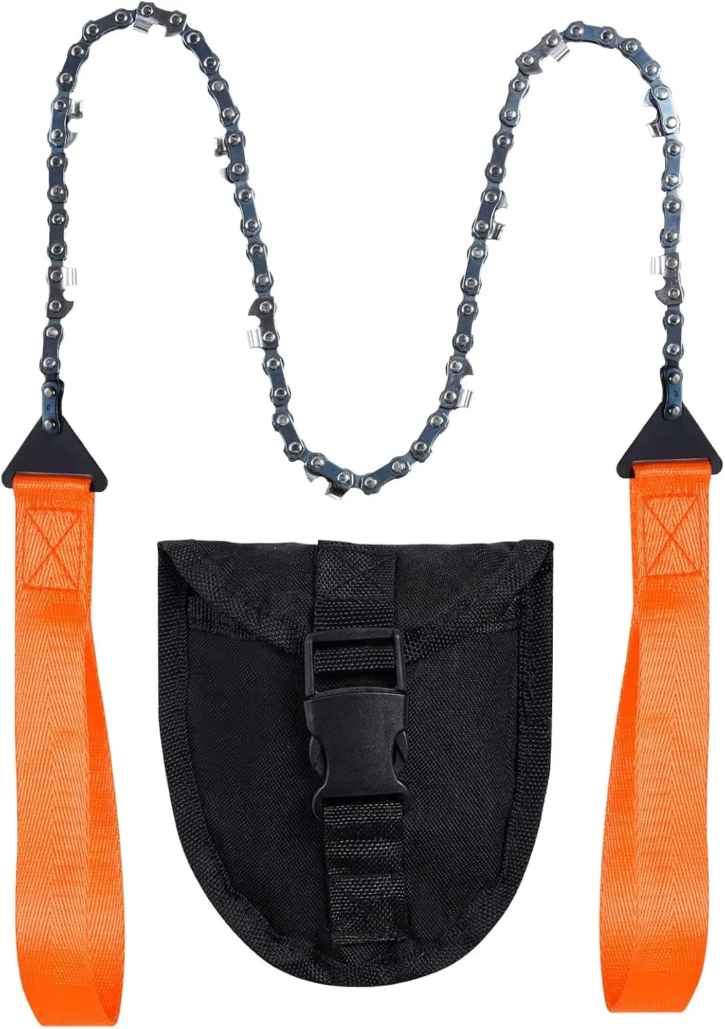 4 Styles Portable Survival Chain Saw Chainsaws Emergency Camping Hiking Tool Pocket Hand Tool Pouch Outdoor Pocket EMT IFAK EDC: Red