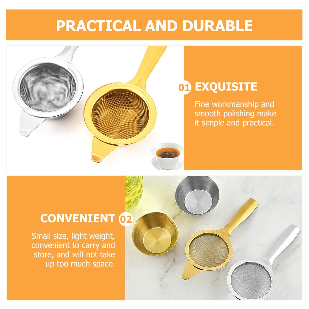 Stainless Steel Tea Infuser Long Handle Tea Infuser Loose Tea Strainer Home Supplies