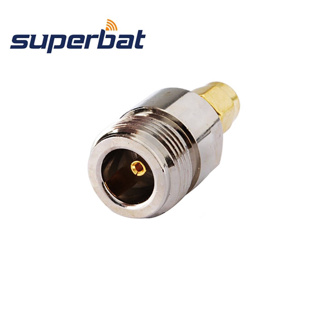 Superbat 5 stk sma-n adapter rp-sma plugg (hunpinne) til n hunnkontakt rett rf koaksialkontakt