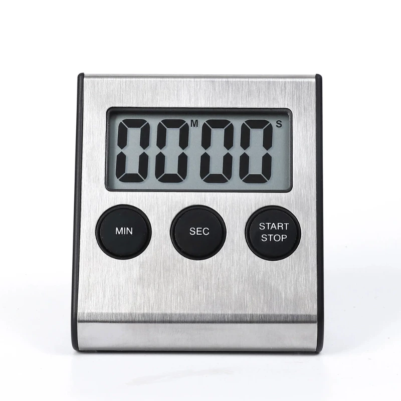 LCD Digital Kitchen Countdown Timer Stopwatch Alarm Clock Kitchen Timer Practical Cooking Alarm Clock Standing Timer