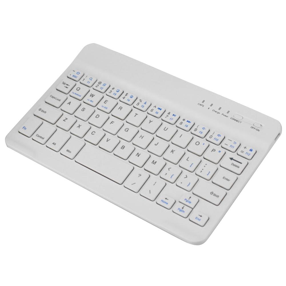 Wireless Bluetooth Mini Keyboard Rechargeable 7 inch Portable Easy Charging Lithium Battery Durable Practical for Tablet/Phone