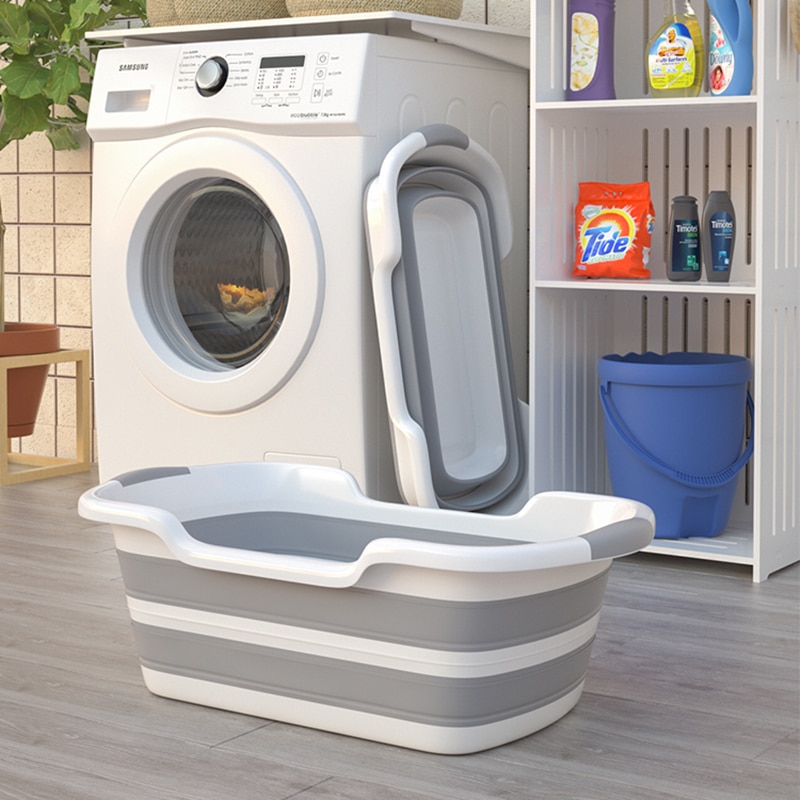 Bañeras multifunción para ducha de bebé, accesorios de baño, organizador de baño antideslizante plegable portátil, seguridad para gatos, baño para perros