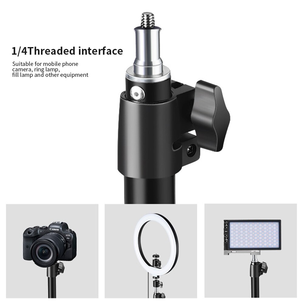 Photography Monopod Camera Stand Tabletop Desk Mount Practical ABS Universal Adjustable Height Video For DSLR Ring Light C Clamp