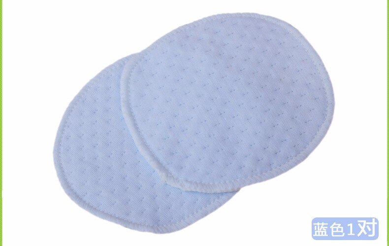 10Pcs 5Pairs Reusable Soft Cotton Absorbent Mom Mother Spill Prevention Breast Feeding Nursing Pads Bra Breast Feeding Washable: Nursing Pads Blue