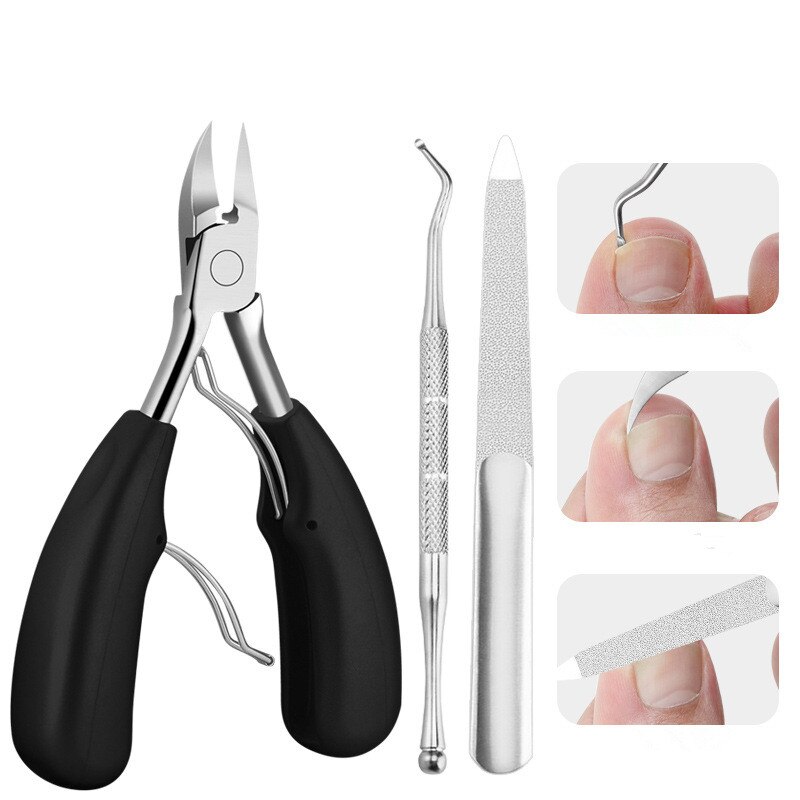 Pedicure Foot Nail Care Tools Ingrown Toenail Tools Kit Nail Care Ingrown Toenail Removal Correction Clippers Foot Care D3T0