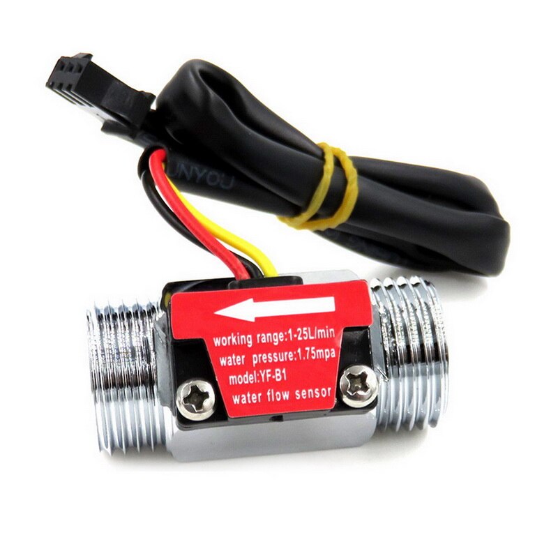 Water Hall Sensor Meter Multi convenient small size silver low water pressure